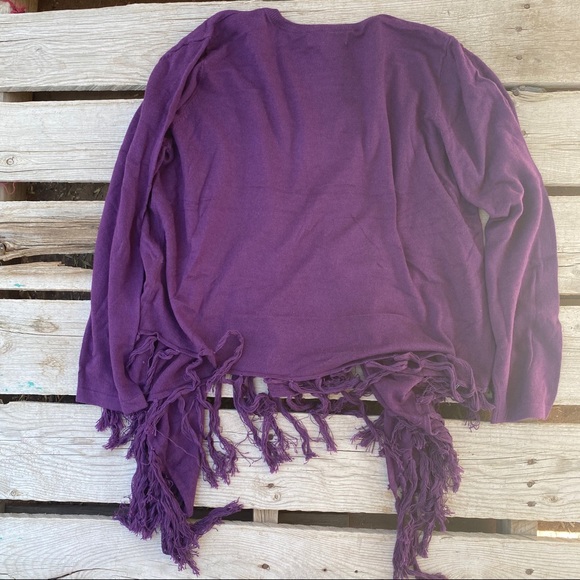 one 7 six purple woman's top long sleeves plus 1X - Picture 2 of 4